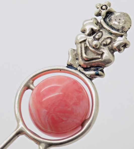 Vintage Italian Handmade Genuine Silver .800 Decorative LIFE SIZE Baby Toy