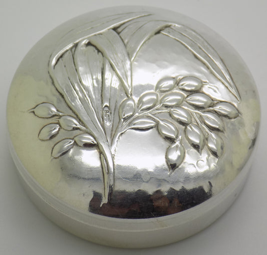 Vintage Italian Handmade Genuine Silver Brandimarte Brand Pill Snuff Trinket Box