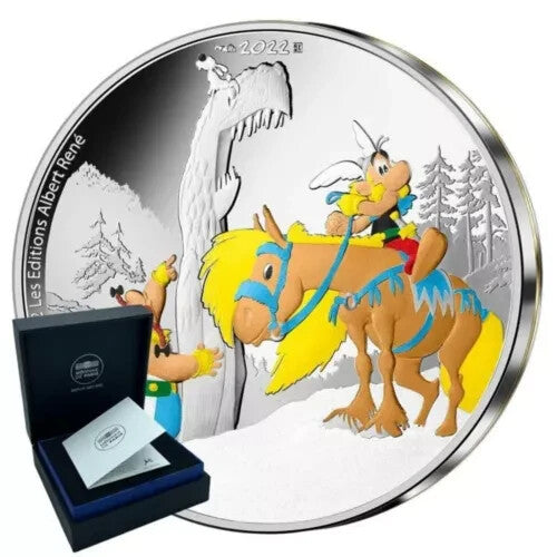 2022 France 10 Euros Asterix PURE Silver Coin 3000 Mintage Silver Coin 999/000