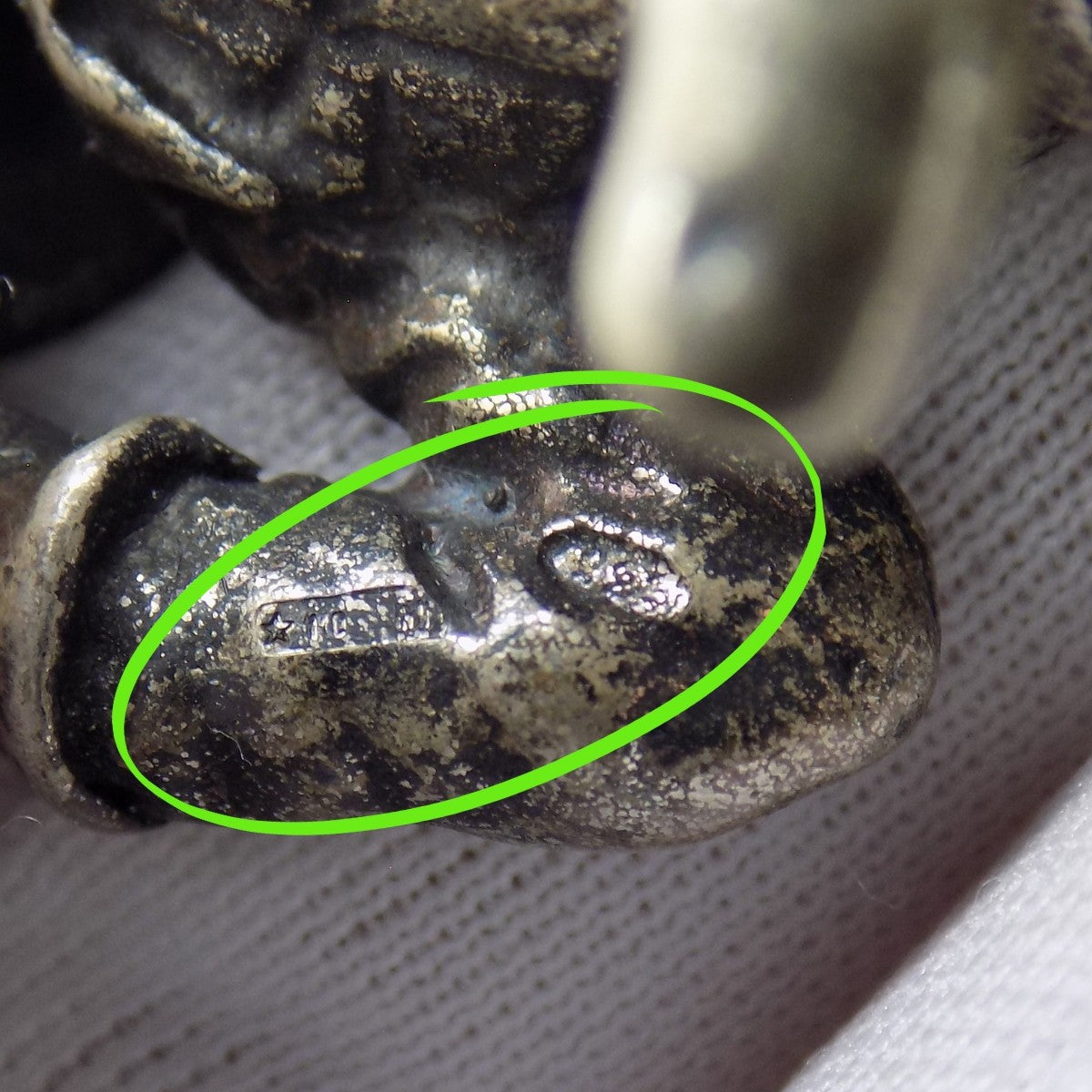 Vintage Italian Sterling Silver 925 Harlequin Angini Figurine Commedia dell'Arte