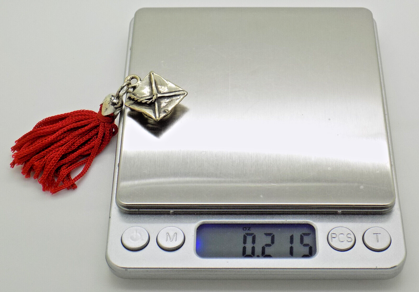 Vintage Italian Handmade Genuine Silver .800 Academic Hat Mortarboard Miniature