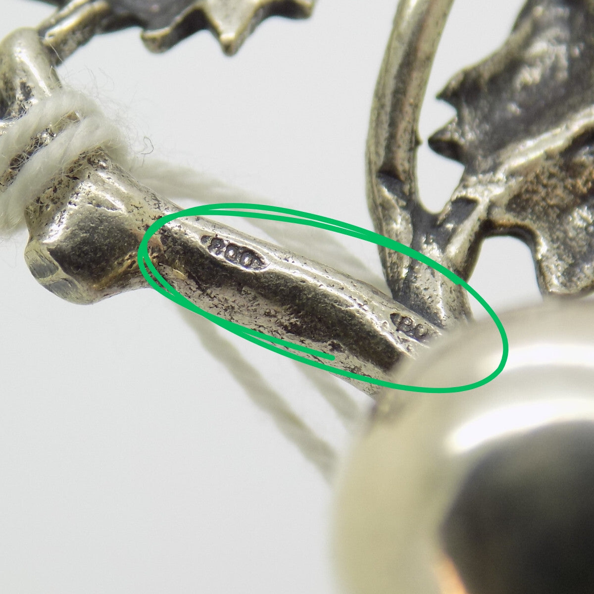 Vintage Italian Handmade Genuine Silver .800 Large Bunch of Grapes Figurine