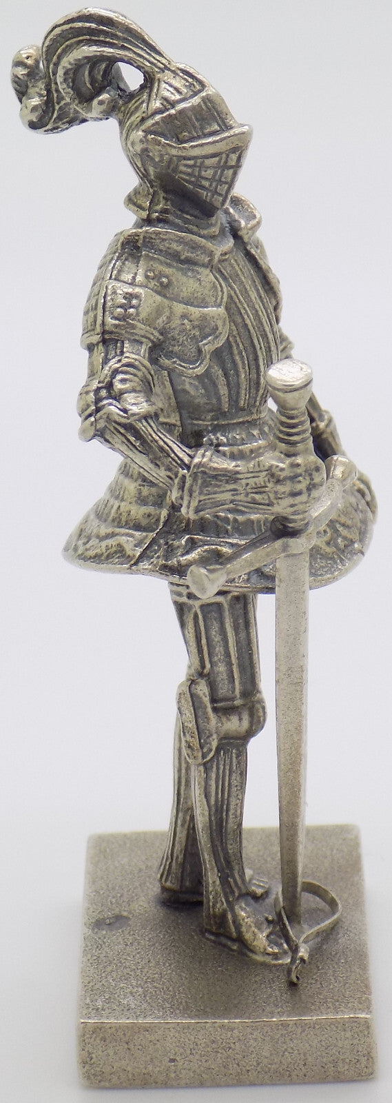 Vintage Italian Handmade Genuine Silver RARE Knight Medieval UNO-A-ERRE Figurine