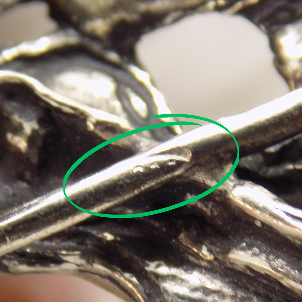 Vintage Italian Handmade Genuine Silver & Wood Clown w/t Violin Figurine