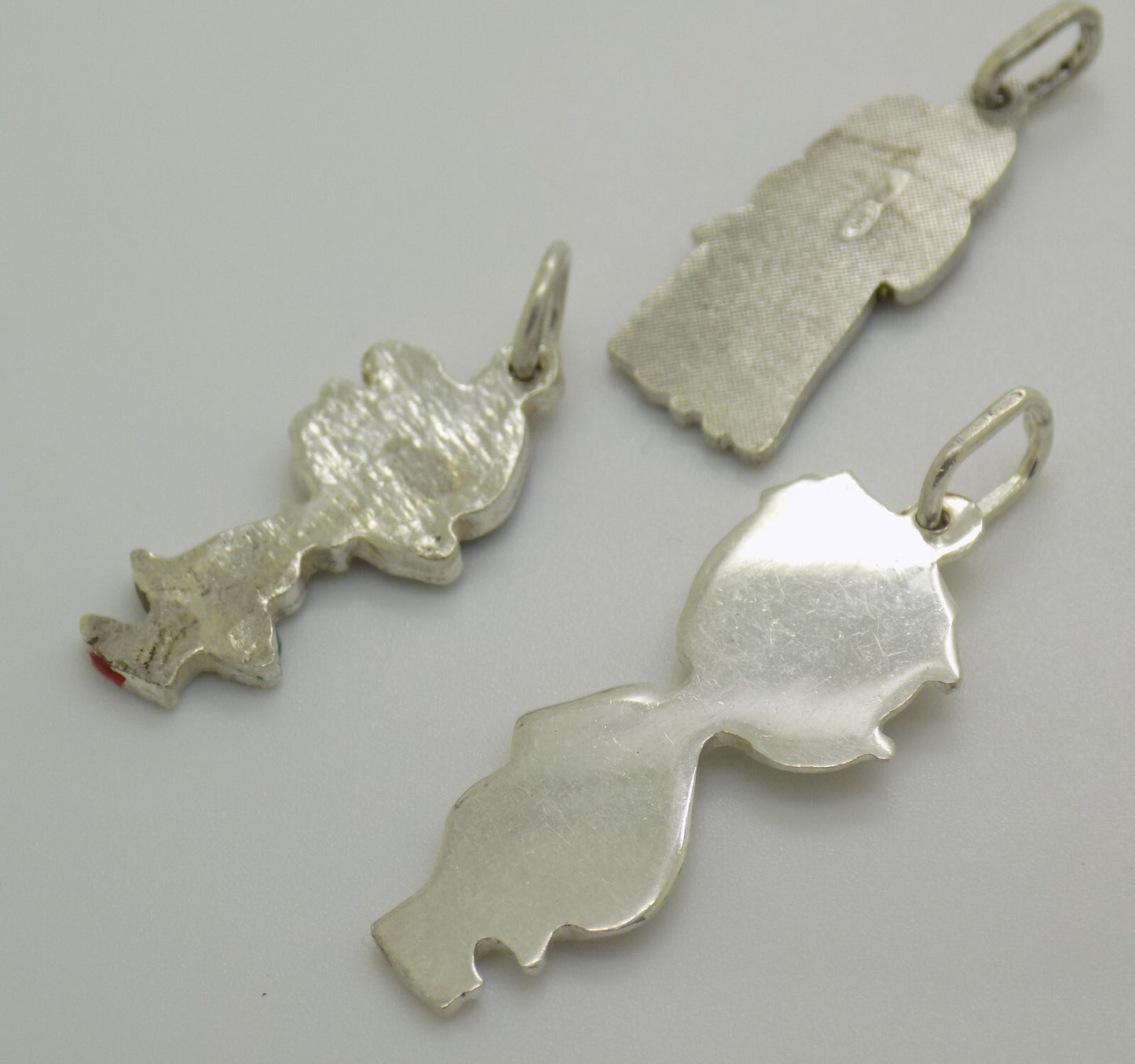 Vintage Italian 70s Handmade Genuine Silver & Sterling 925 Pendants Collection