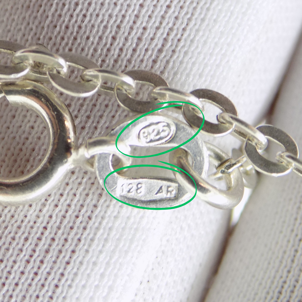 Vintage Italian Handmade Sterling Silver 925 Necklace with Pink Stones