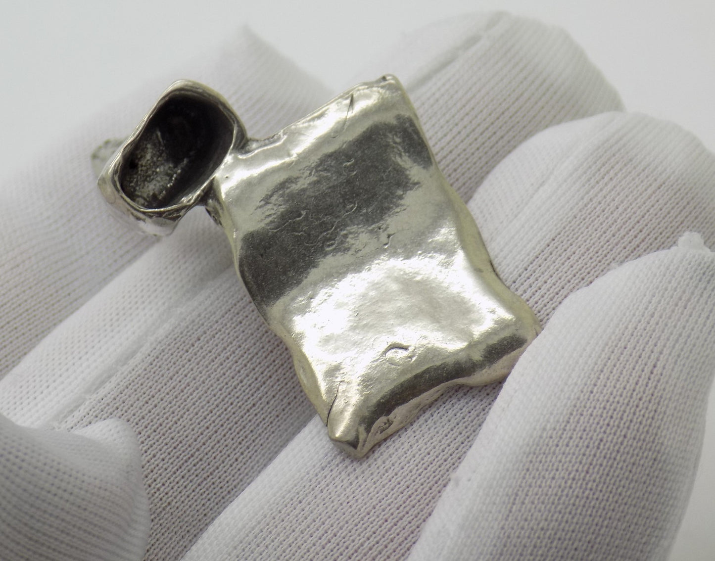 Vintage Italian Handmade Silver 800 Pen & Paper Dollhouse Miniature Figurine