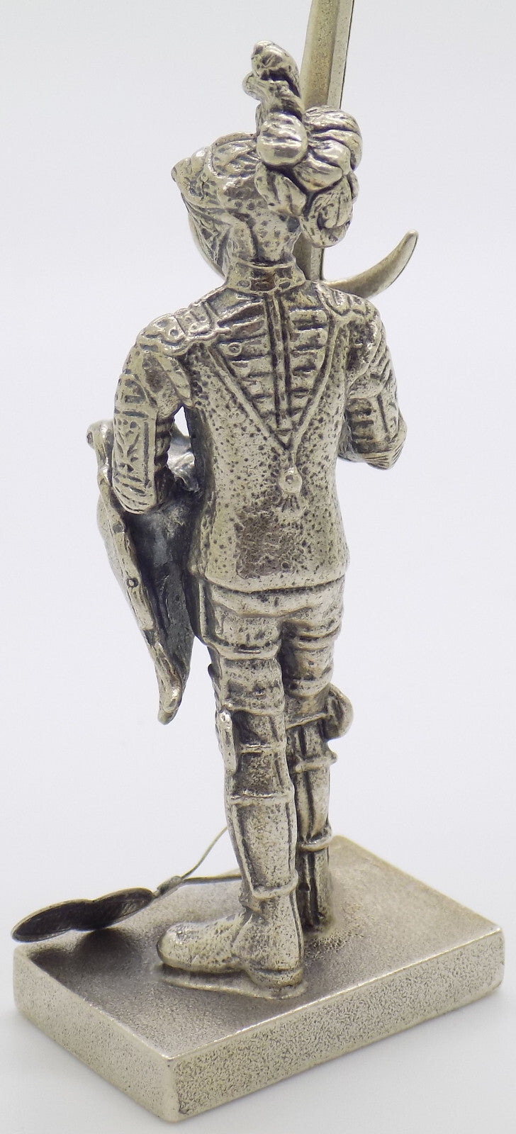 Vintage Italian Handmade Genuine Silver Shield & Halberd Knight Rare UNO-A-ERRE