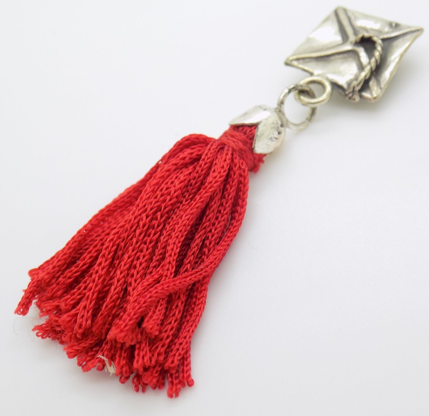 Vintage Italian Handmade Genuine Silver .800 Academic Hat Mortarboard Miniature