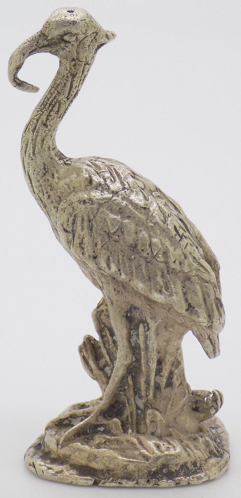 Vintage Italian Silver 810 Bird Figurine RARE River 51g 1950s Handmade