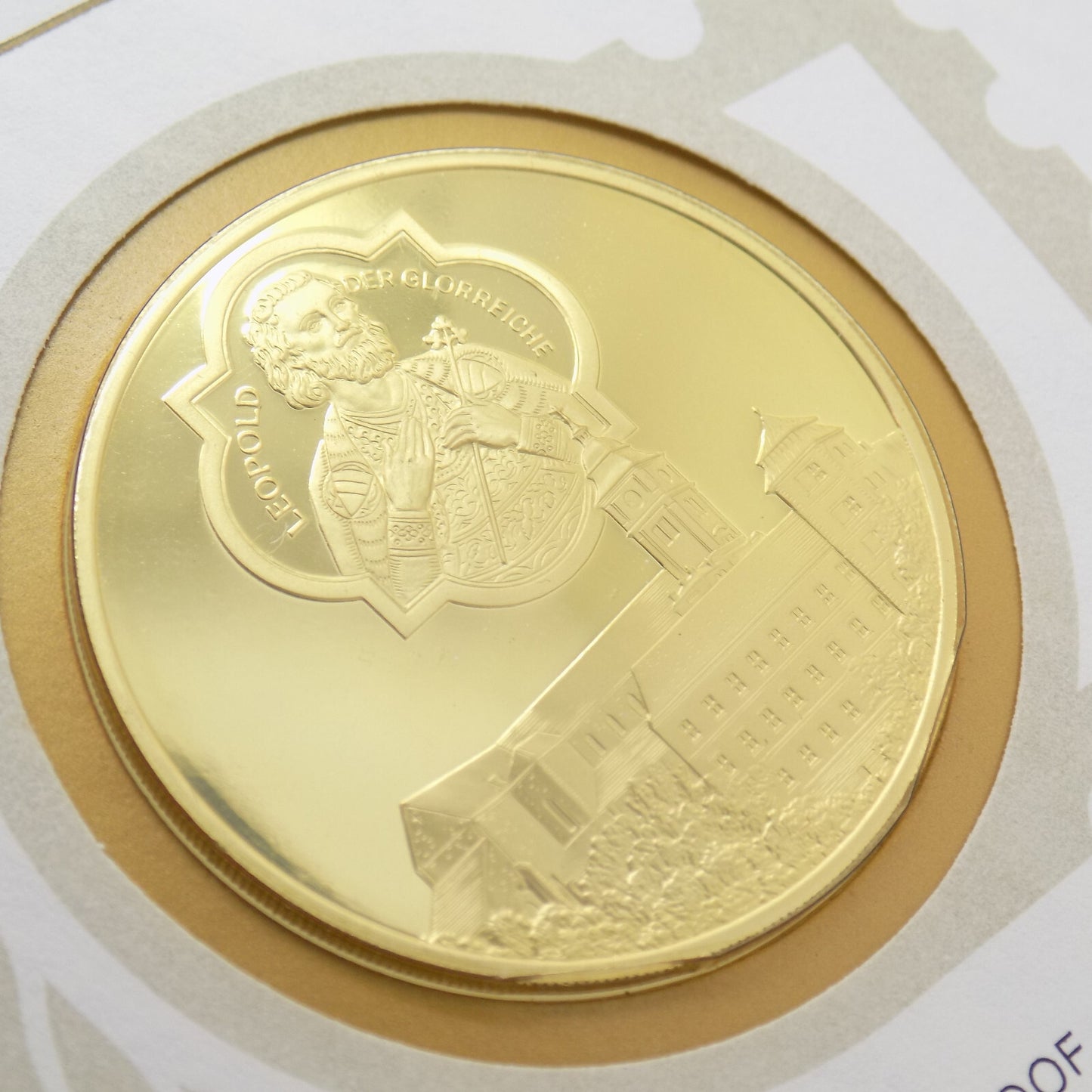 1976 Int'l Society of Postmasters Babengerg Era in Austria Silver Medal + FDC