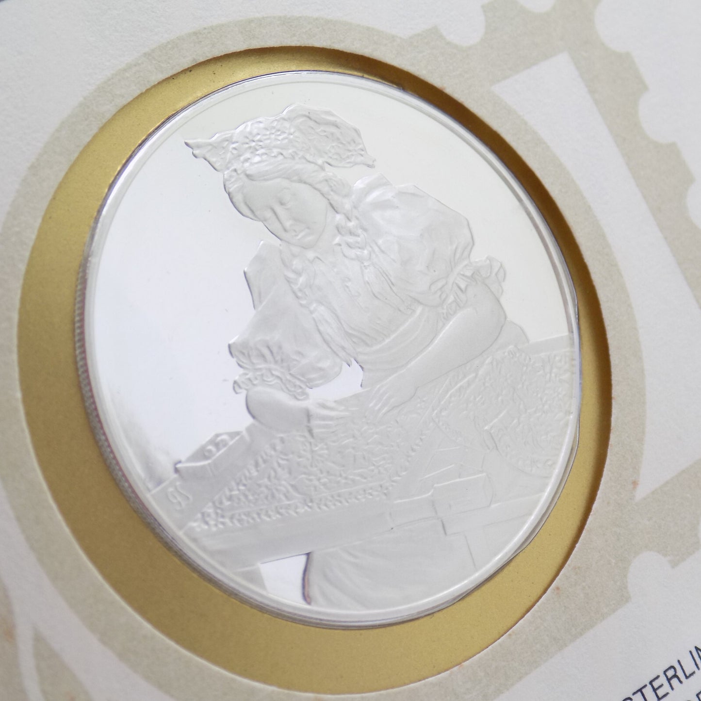 1977 Int'l Society of Postmasters Czechoslovakian Folk Costumes Silver Medal