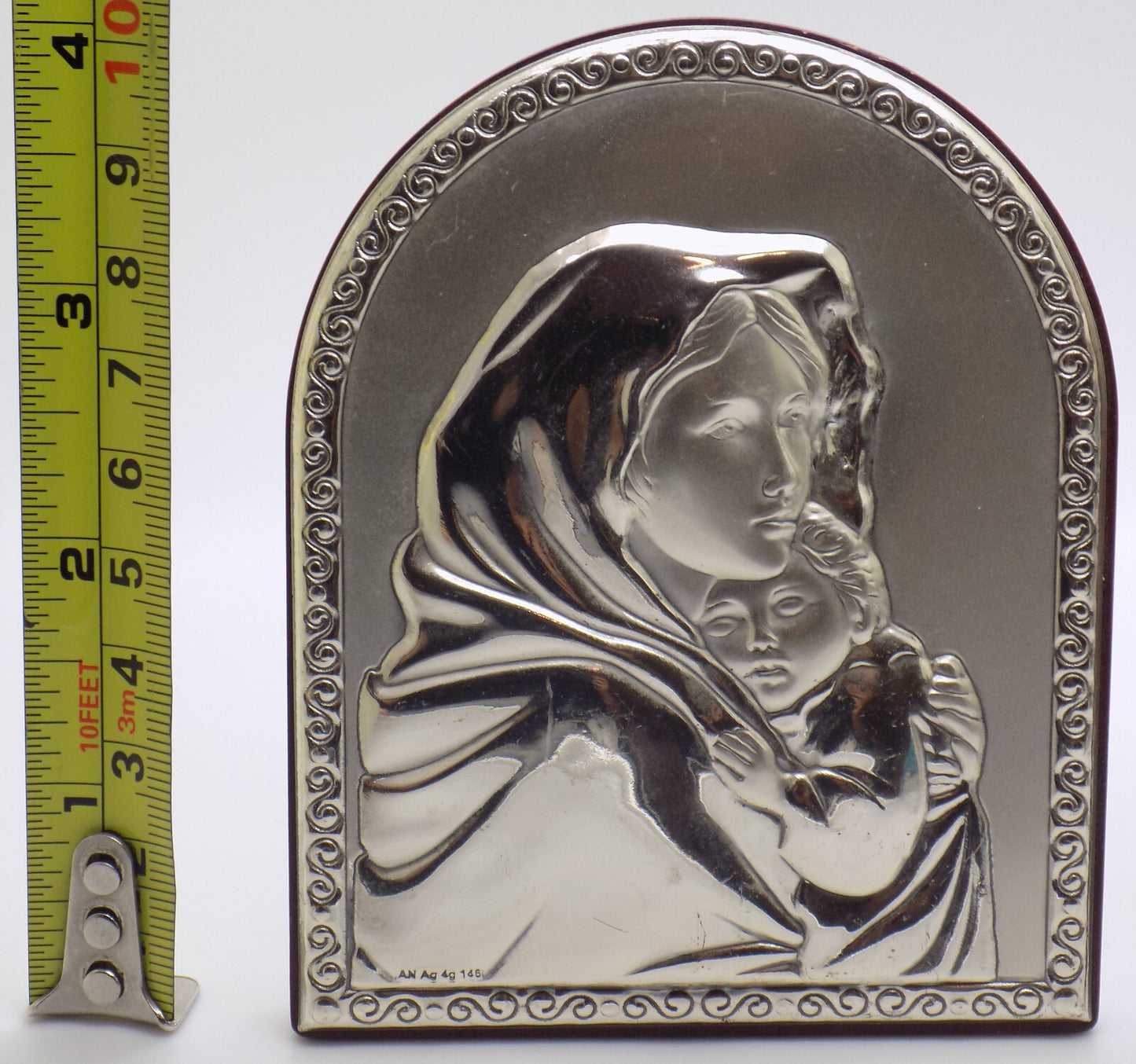 5 x Vintage Italian Genuine Silver Plated & Lamina (Sheet)Sacred Icon Collection