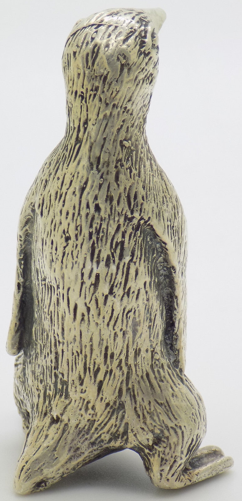 LARGE Vintage Italian Silver RARE Penguin Figurine 800 Handmade Tuscany 1960s