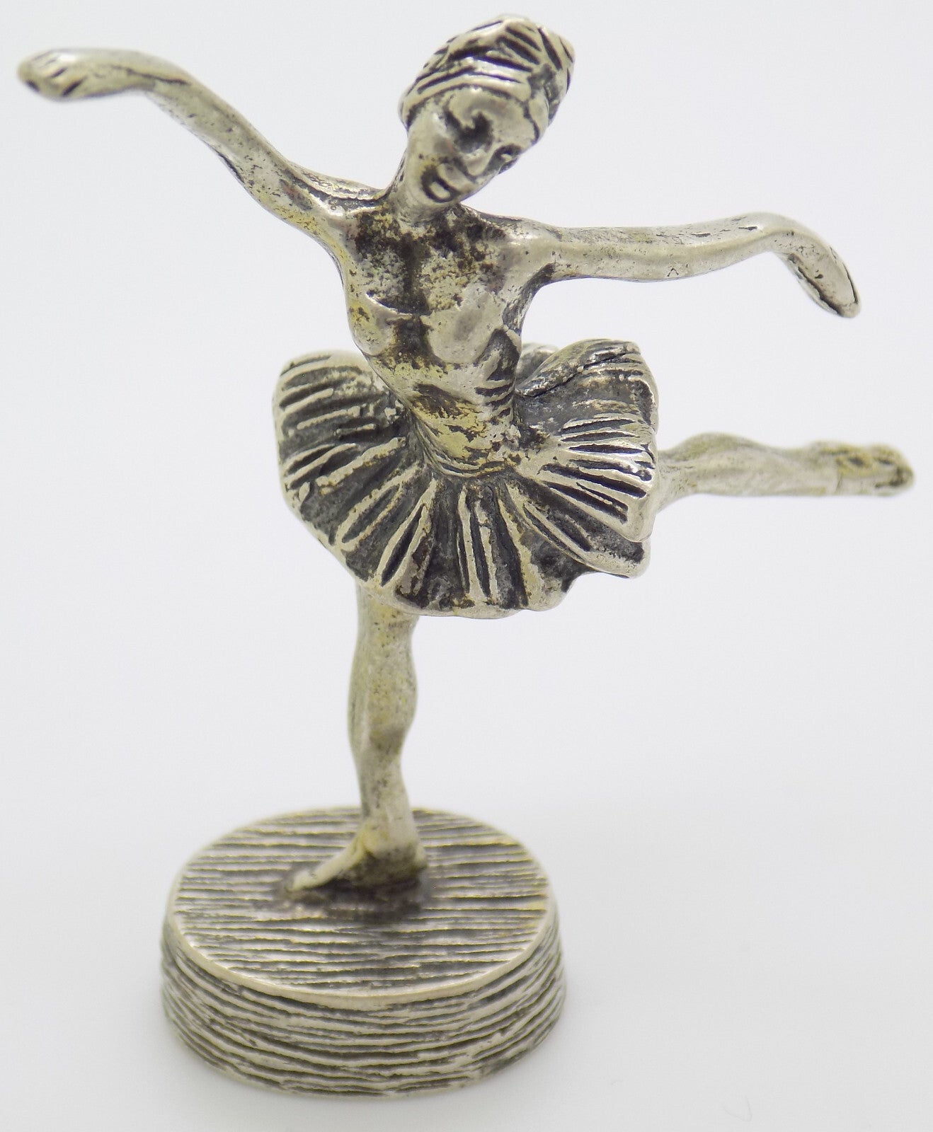 Vintage Italian Handmade Genuine Silver .800 Ballerina Dancer Figurine Miniature
