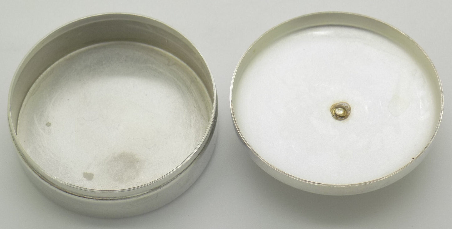 Vintage Italian Handmade Genuine Silver Bunch of Grapes Pill Snuff Trinket Box