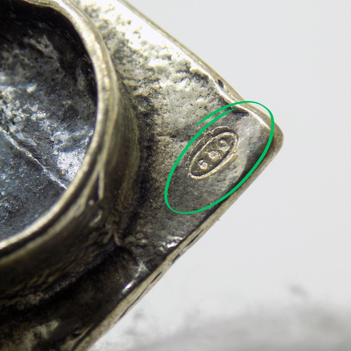 Vintage Italian Handmade Genuine Silver .800 Academic Hat Mortarboard Miniature