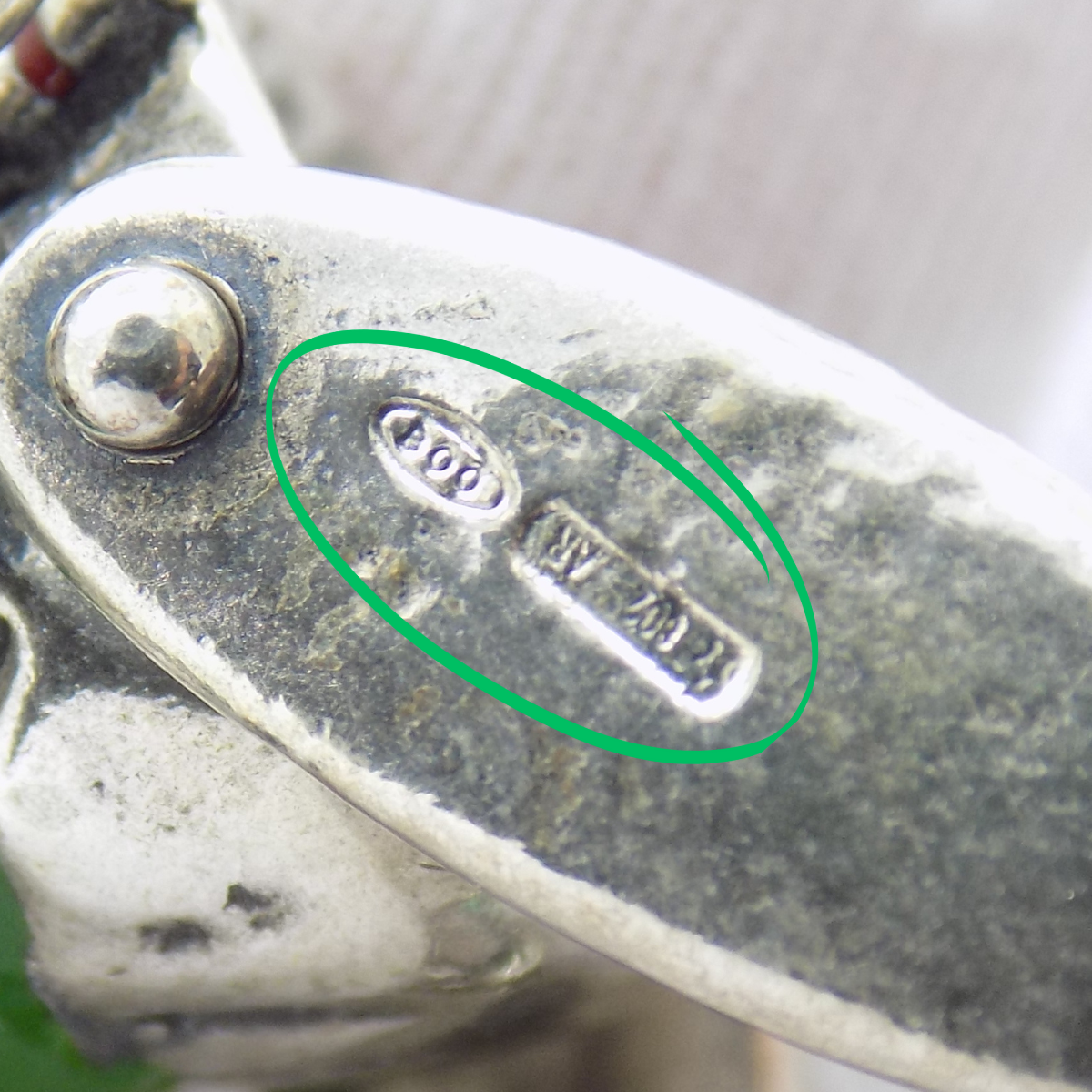 Vintage Italian Handmade Genuine Silver 800 Marionette Commedia dell'Arte Puppet