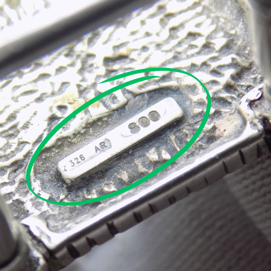 Vintage Italian Handmade Genuine Silver .800 Windsor Chair Dollhouse Miniature