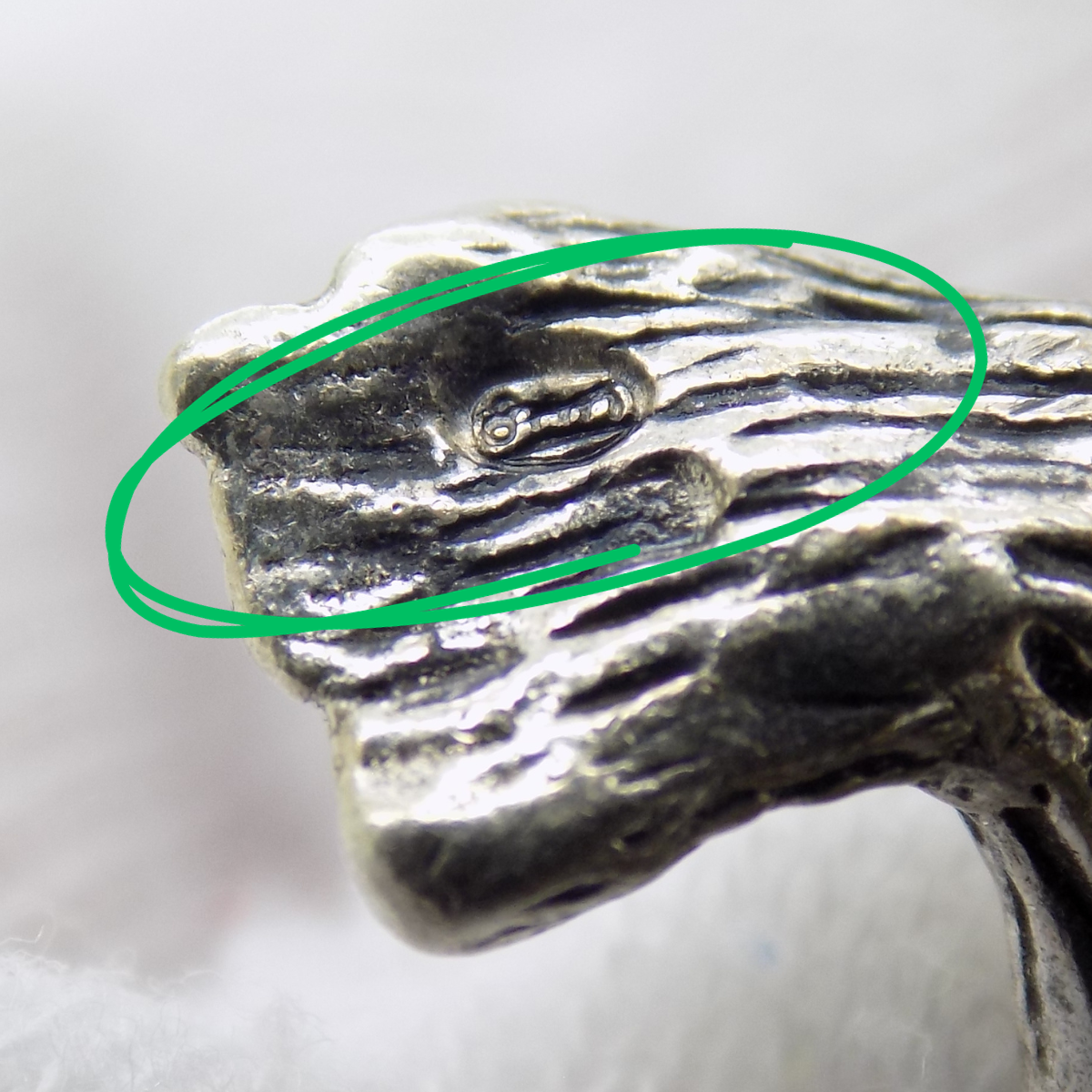 Vintage Italian Handmade Genuine Silver Detailed Seal Figurine RARE Miniature