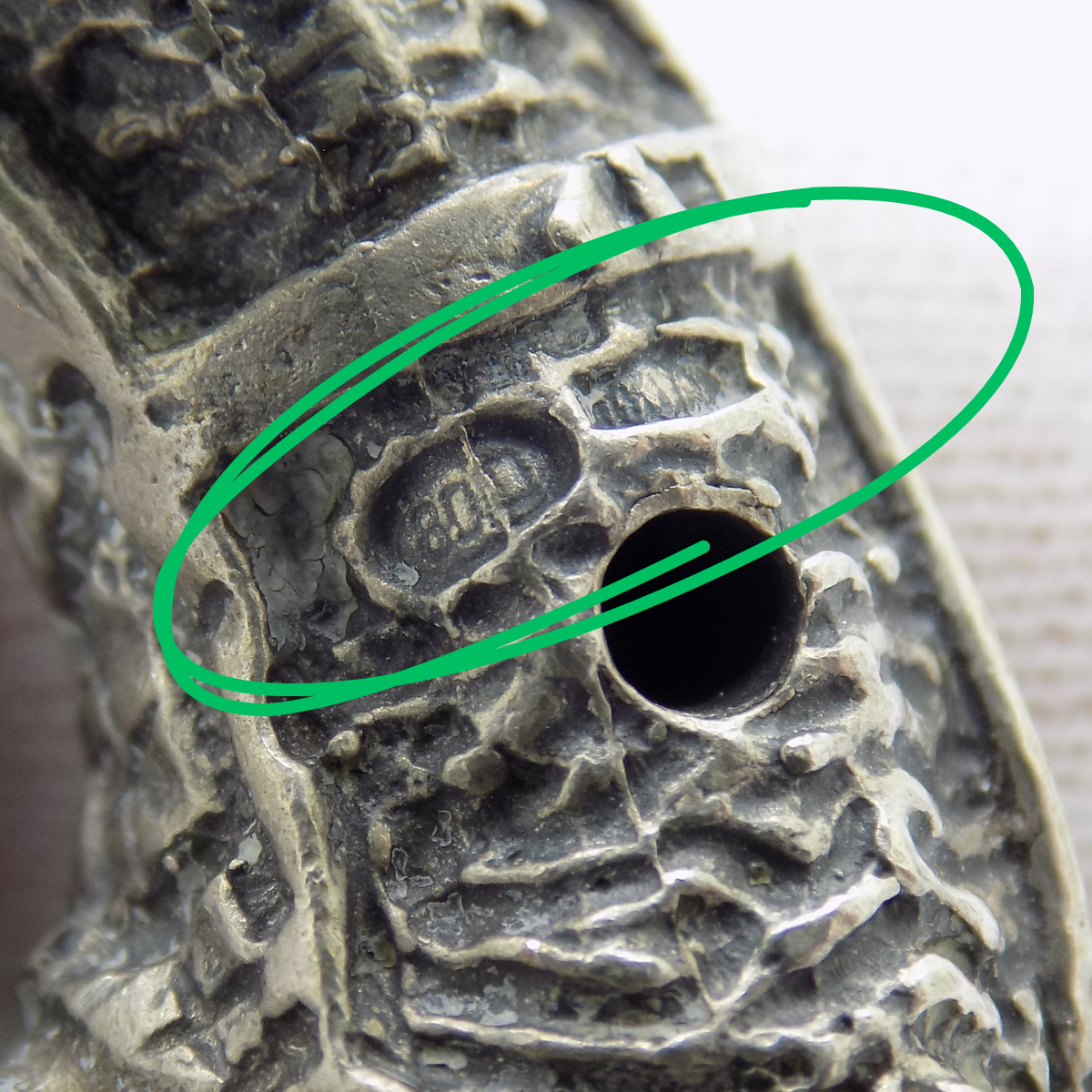 Vintage Italy Handmade 800 Silver Sausage Dachshund Dog LARGE Figurine