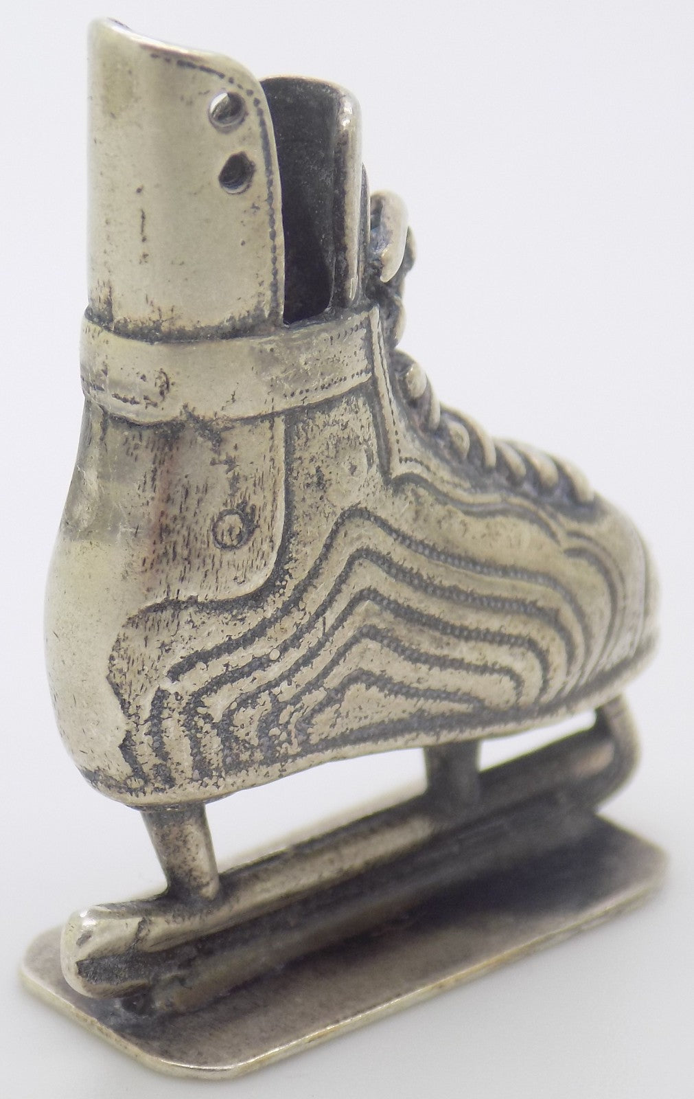 Vintage Italian 800 Silver Ice Skates Figurine Miniature Made in Novara