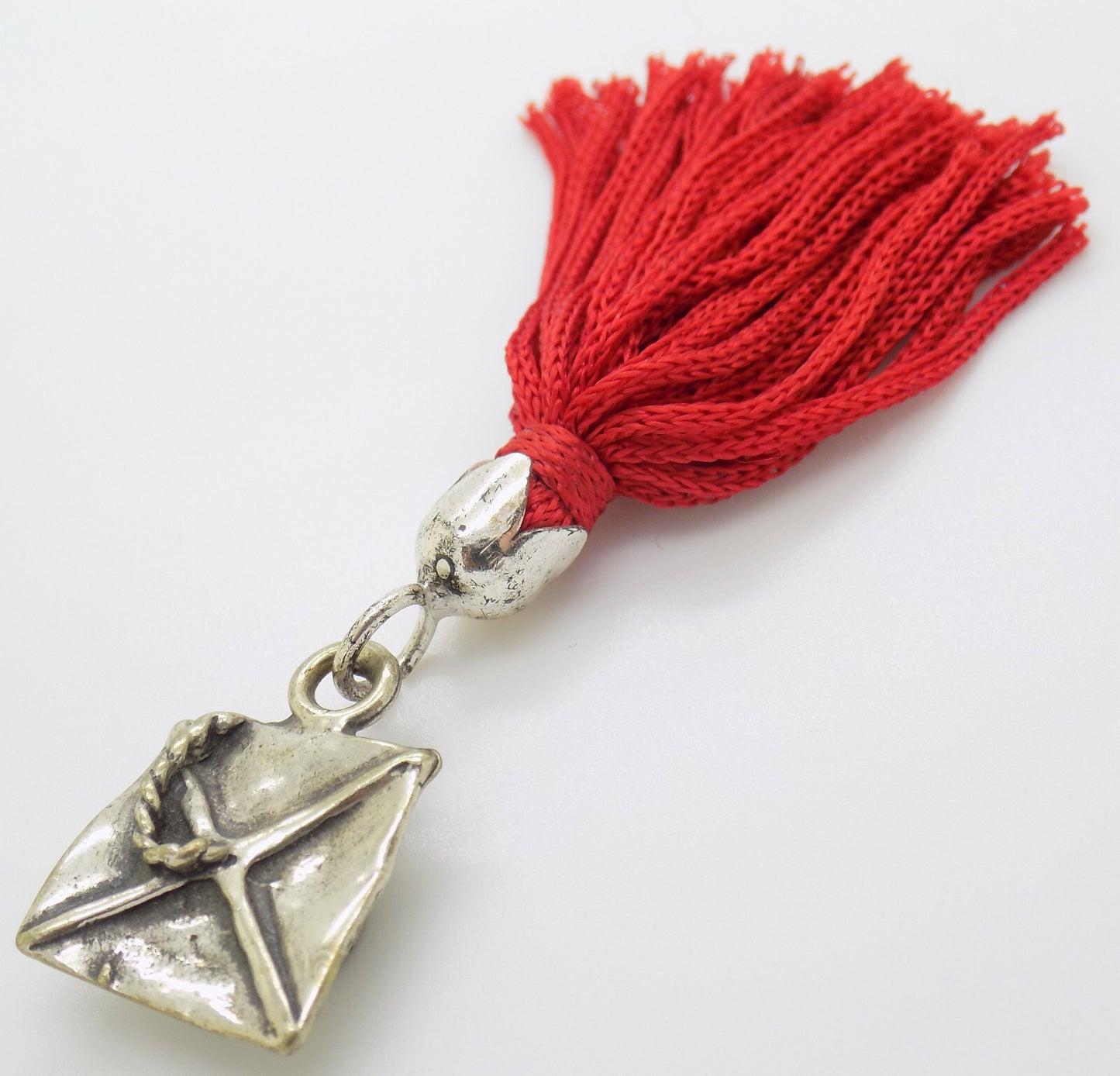 Vintage Italian Handmade Genuine Silver .800 Academic Hat Mortarboard Miniature