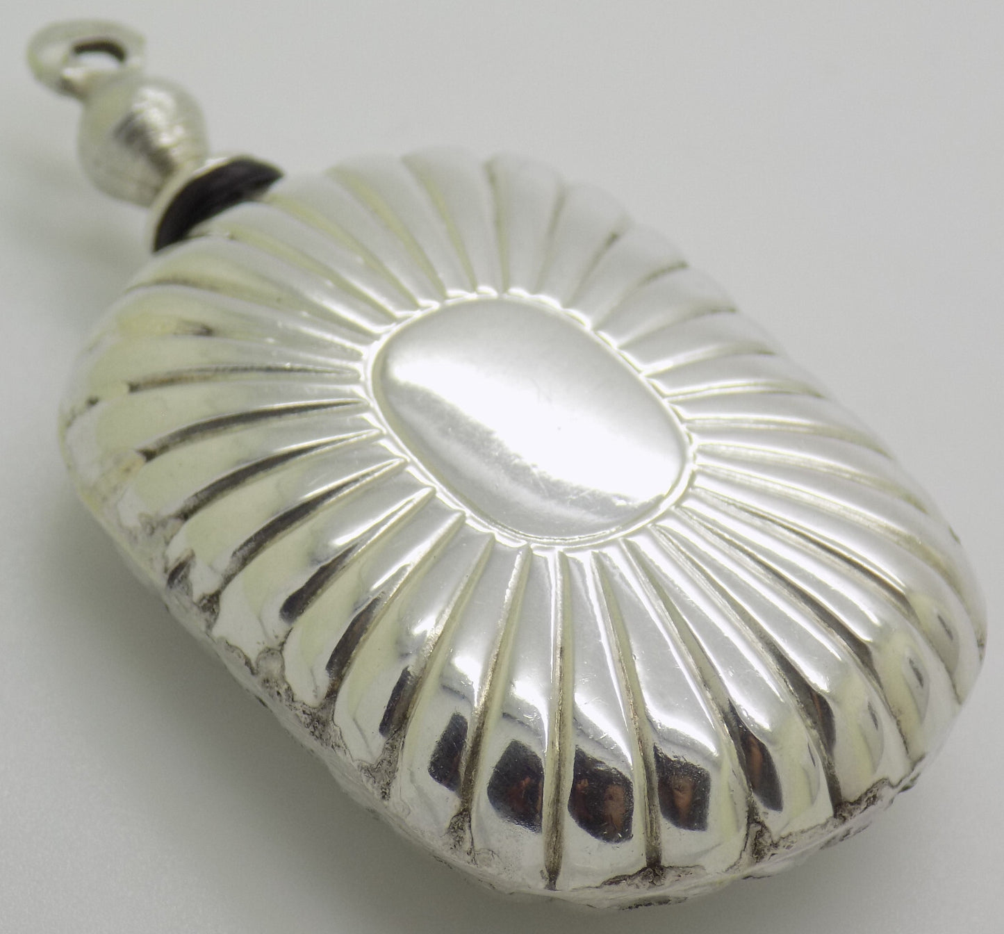 Vintage Italian 800 Silver Florentine Perfume Bottle Usable Florence 1980s