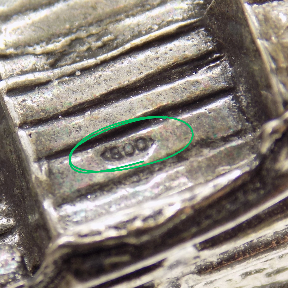 Vintage Italian Handmade Genuine Silver Galleon Ship 800 LARGE Detailed Figurine