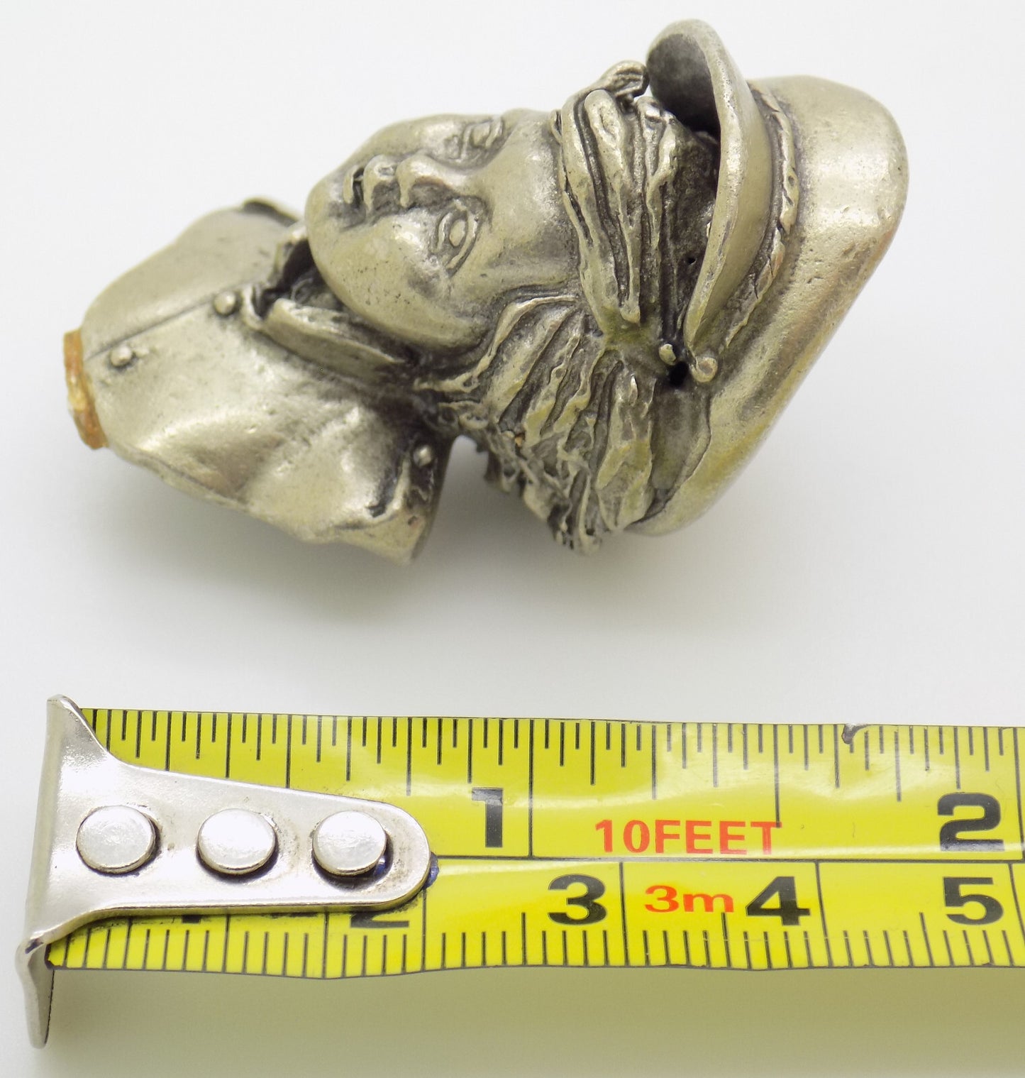 Vintage Handmade Italy Silver 800 UNO-A-ERRE Boy Upper Body Solid Figurine