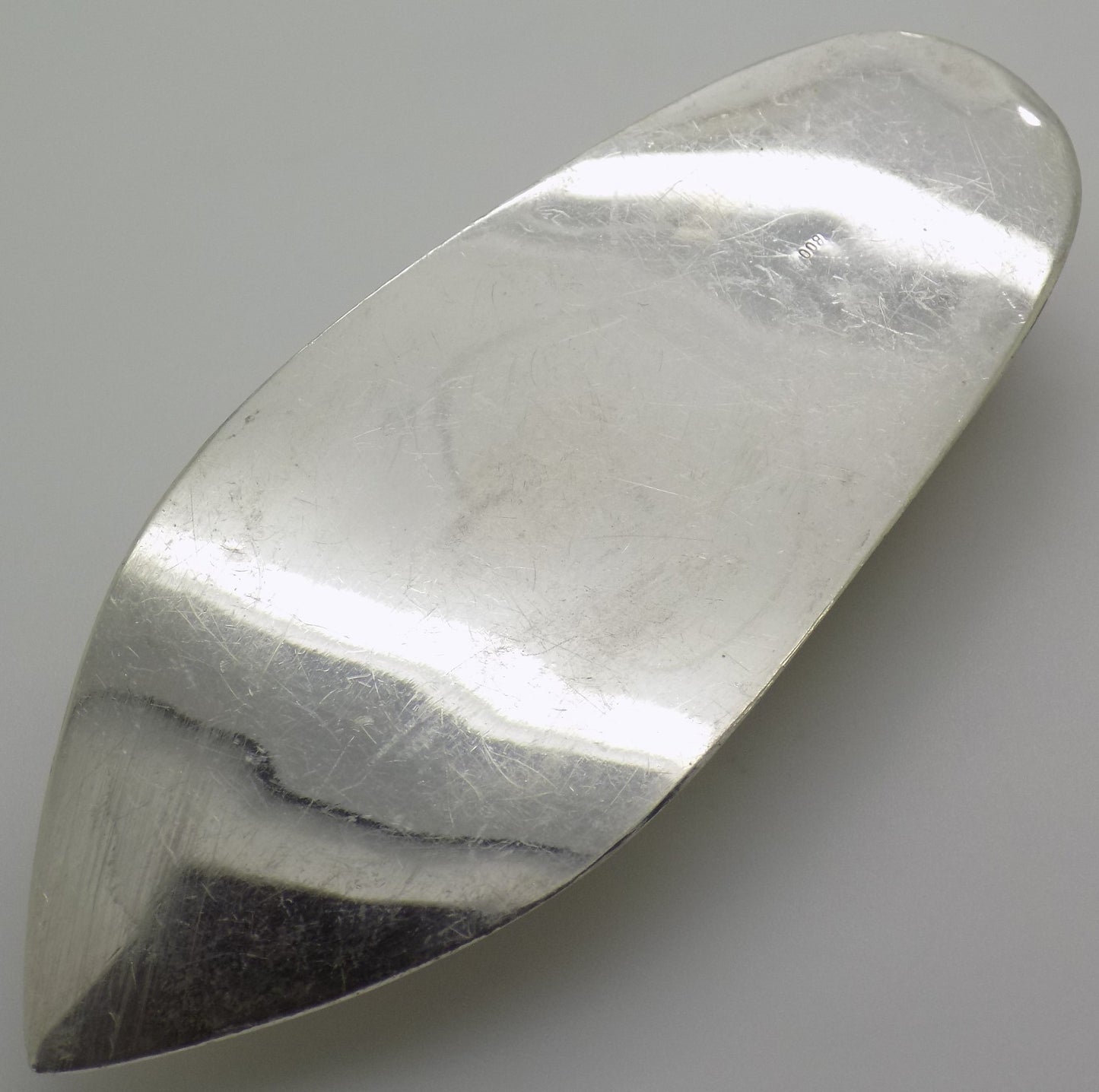 Vintage Italian Silver Ashtray Renaissance Shoe 1950s 1960s Handcrafted