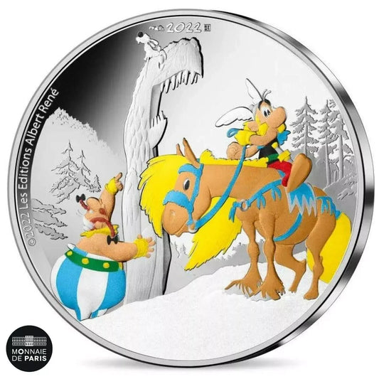 2022 France 10 Euros Asterix PURE Silver Coin 3000 Mintage Silver Coin 999/000