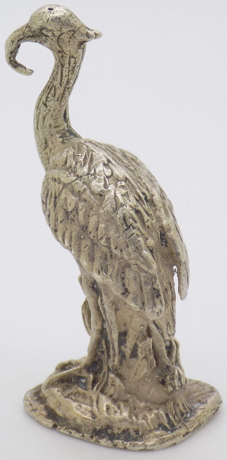 Vintage Italian Silver 810 Bird Figurine RARE River 51g 1950s Handmade