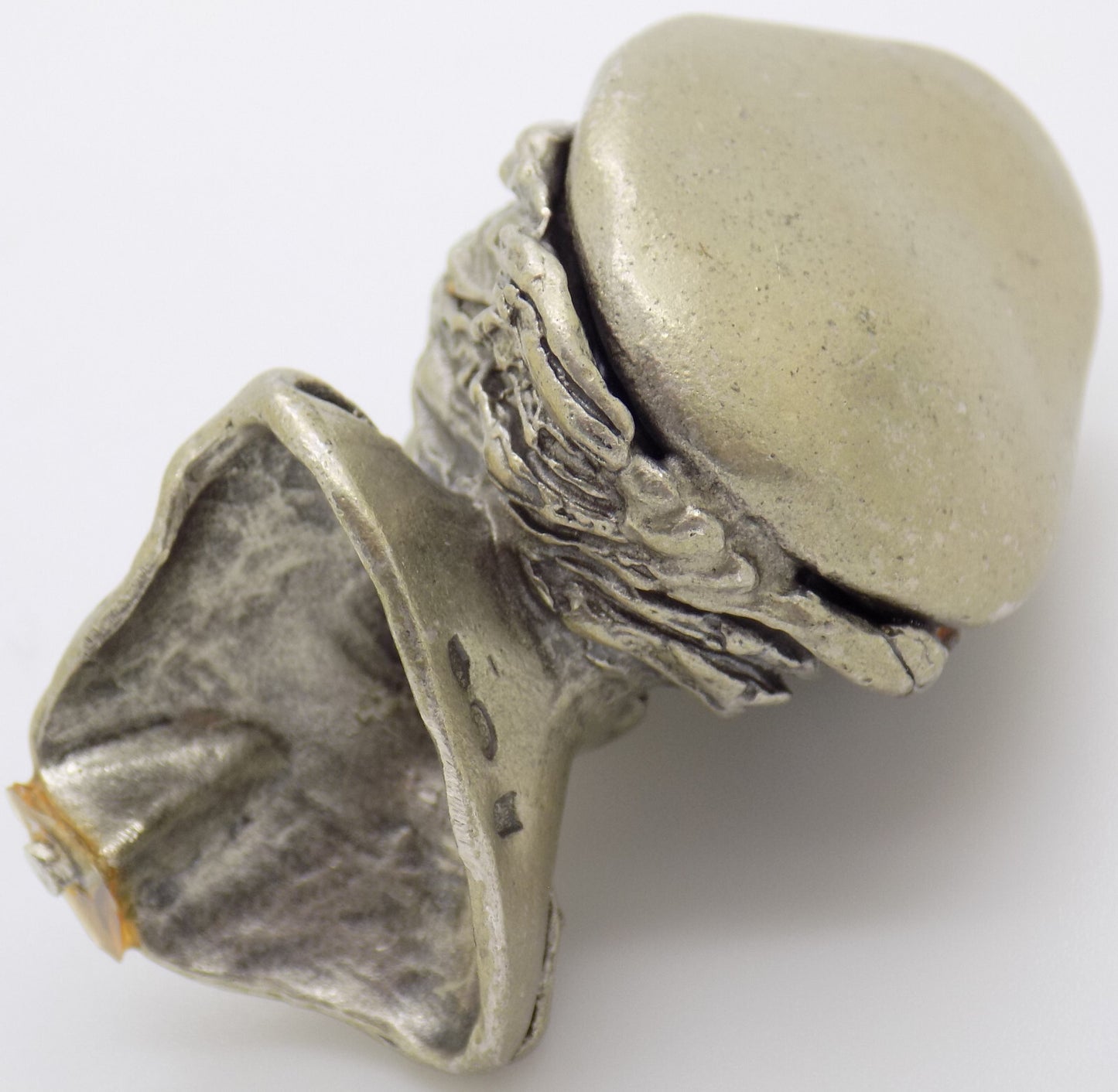 Vintage Handmade Italy Silver 800 UNO-A-ERRE Boy Upper Body Solid Figurine