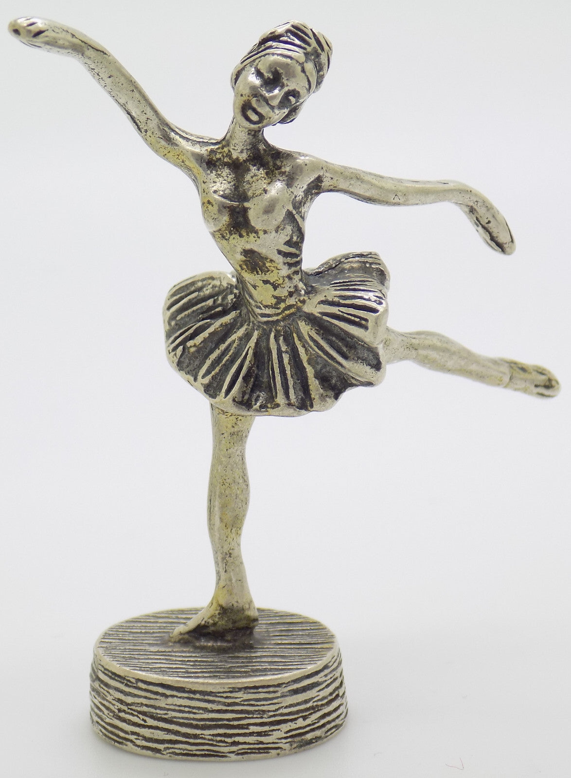 Vintage Italian Handmade Genuine Silver .800 Ballerina Dancer Figurine Miniature