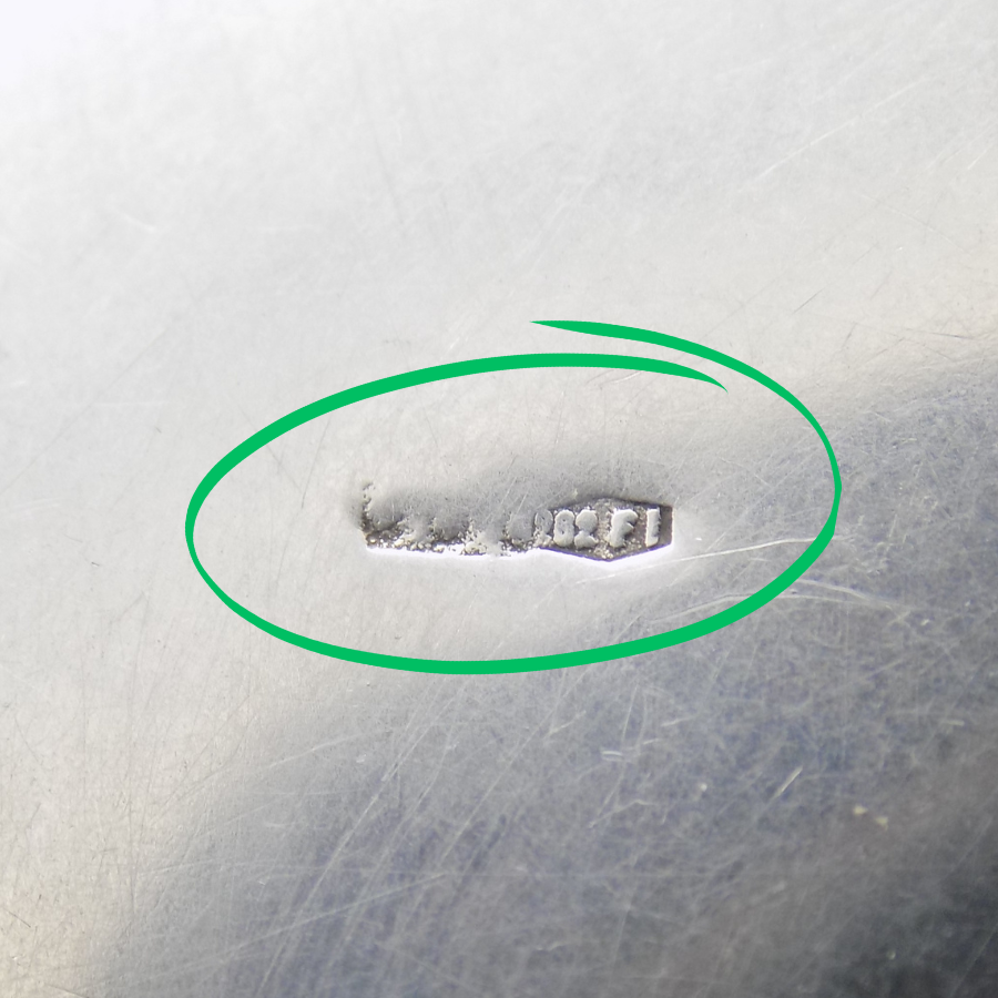 Vintage Italian Handmade Genuine Silver .800 Quirky Pill Snuff Trinket Box