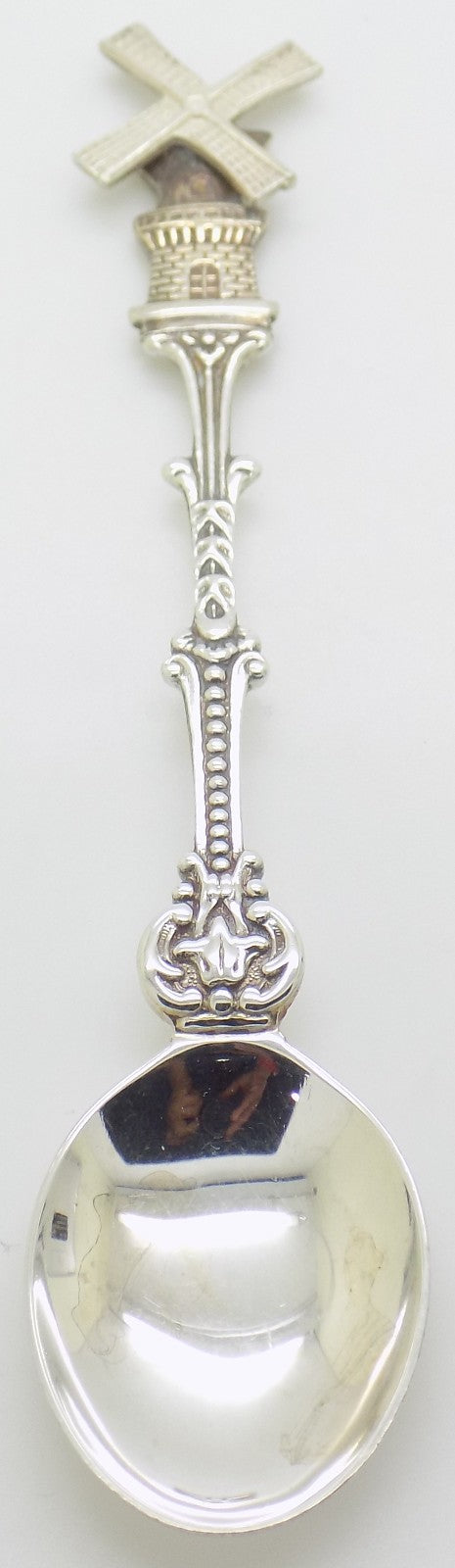 Vintage Sterling Silver 925 Teaspoon Windmill Spinning Blades Handmade