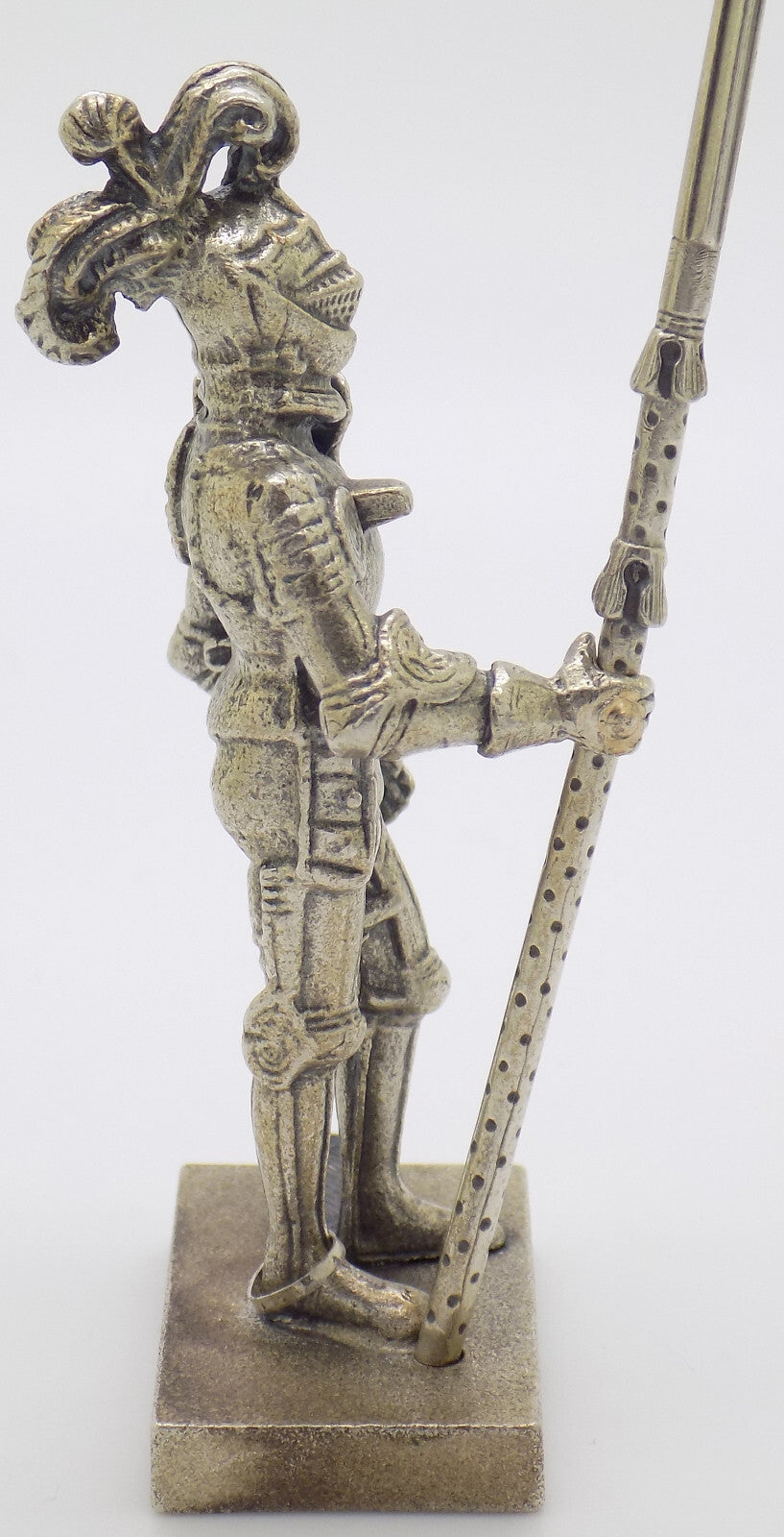 Vintage Italian Handmade Genuine Silver UNO-A-ERRE Knight Rare LARGE Figurine