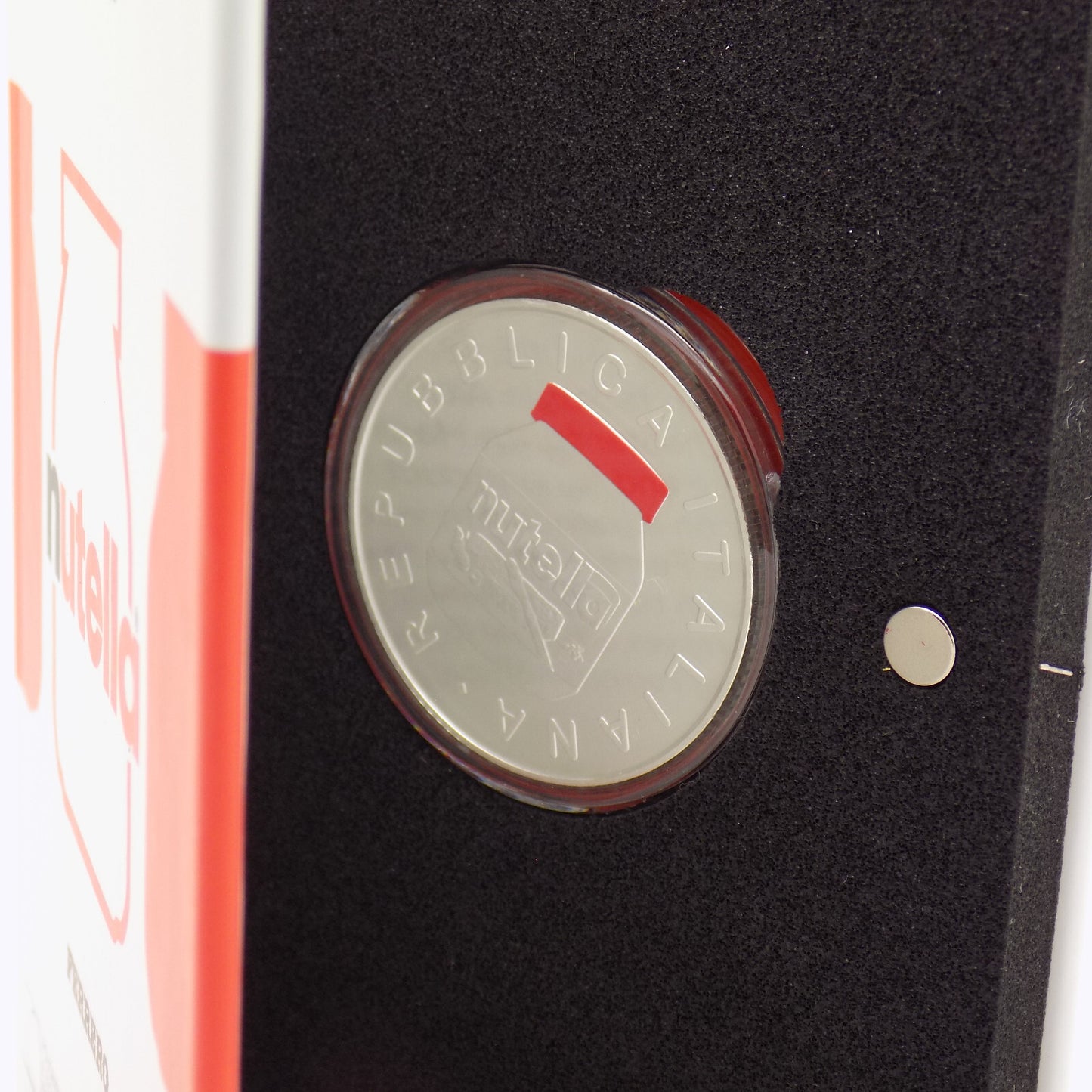 €5 2021 Italy Nutella ® Sterling Silver 925 Coin Red Version Italian Excellence