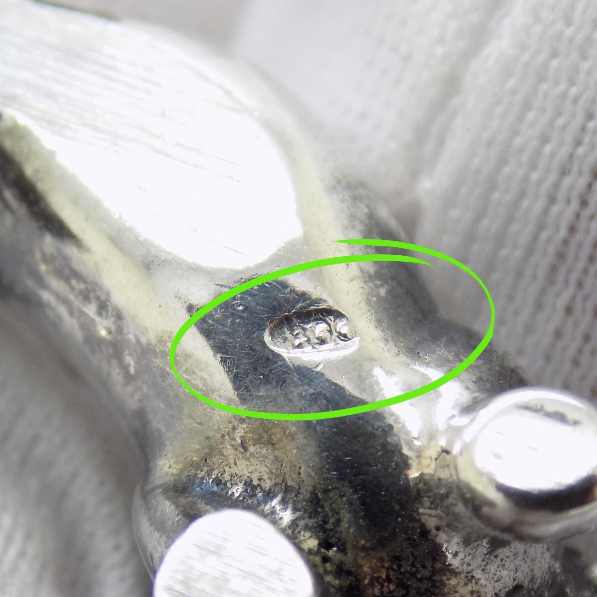 Vintage Italian Handmade Genuine Silver Wiener Dog Dachshund Dollhouse Miniature