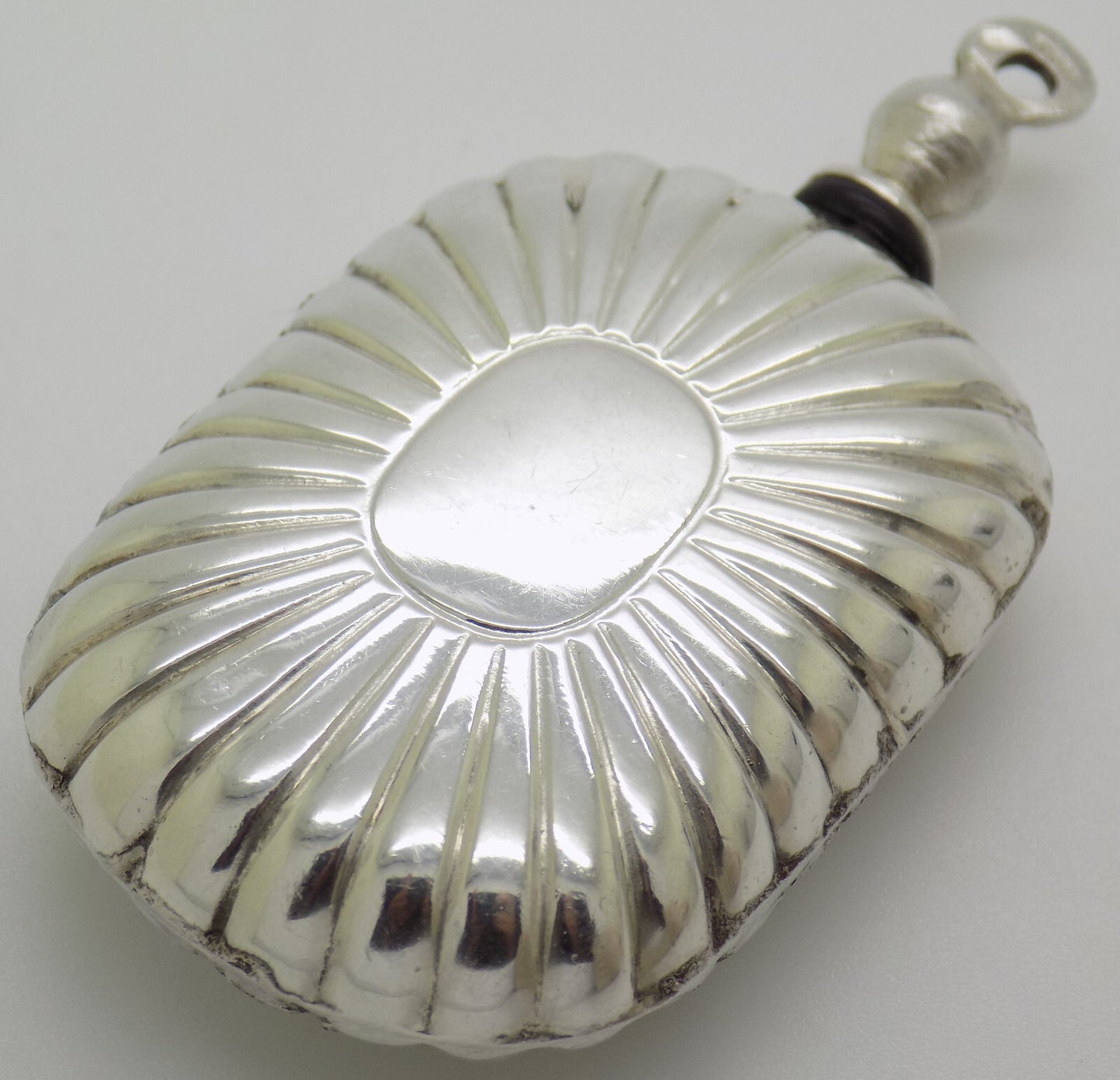 Vintage Italian 800 Silver Florentine Perfume Bottle Usable Florence 1980s