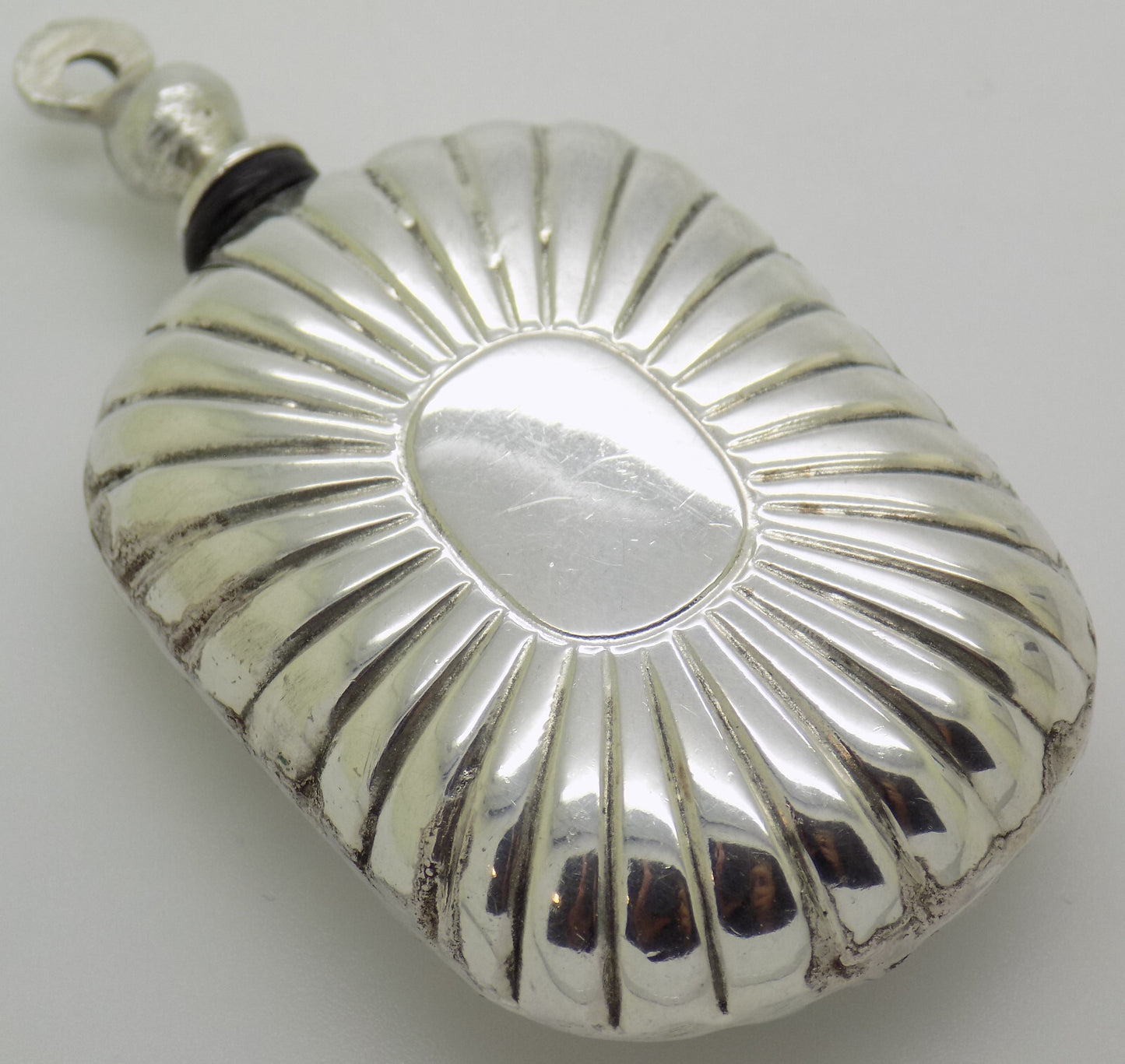 Vintage Italian 800 Silver Florentine Perfume Bottle Usable Florence 1980s