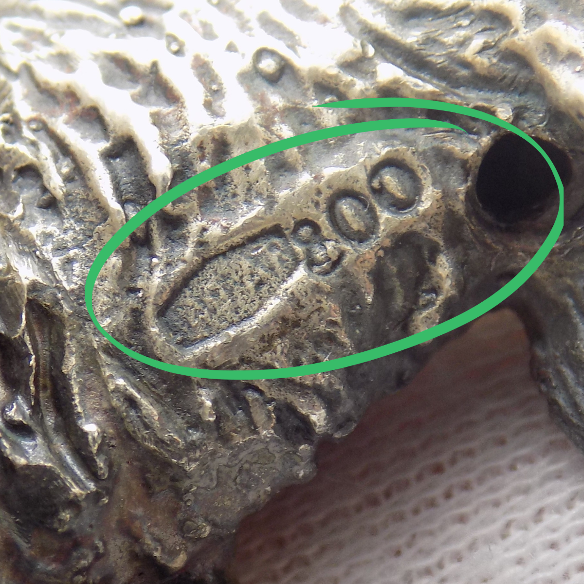 Vintage Italian 800 Silver Collie Dog Rare Figurine Large Arezzo Tuscany 1970s