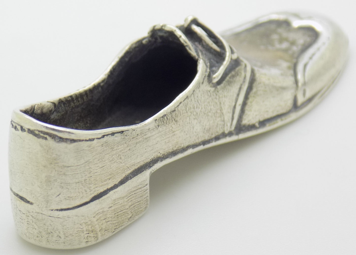Vintage Italian Handmade Genuine Sterling Silver 925 Men’s Shoe Heavy Miniature