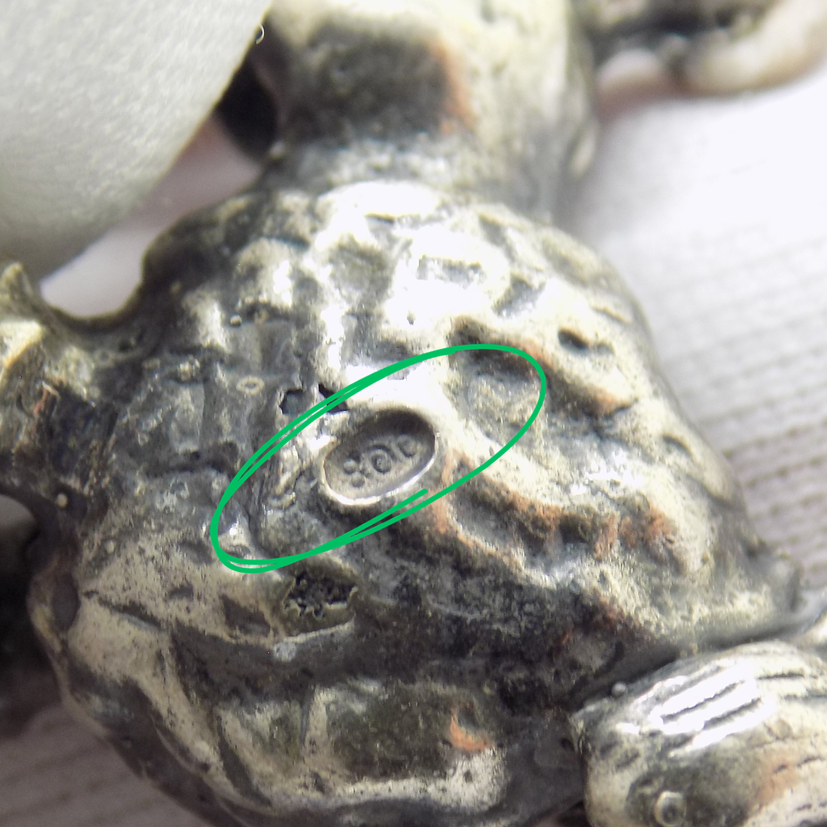 Vintage Italian Handmade Genuine Silver Poodle Dog RARE Dollhouse Miniature