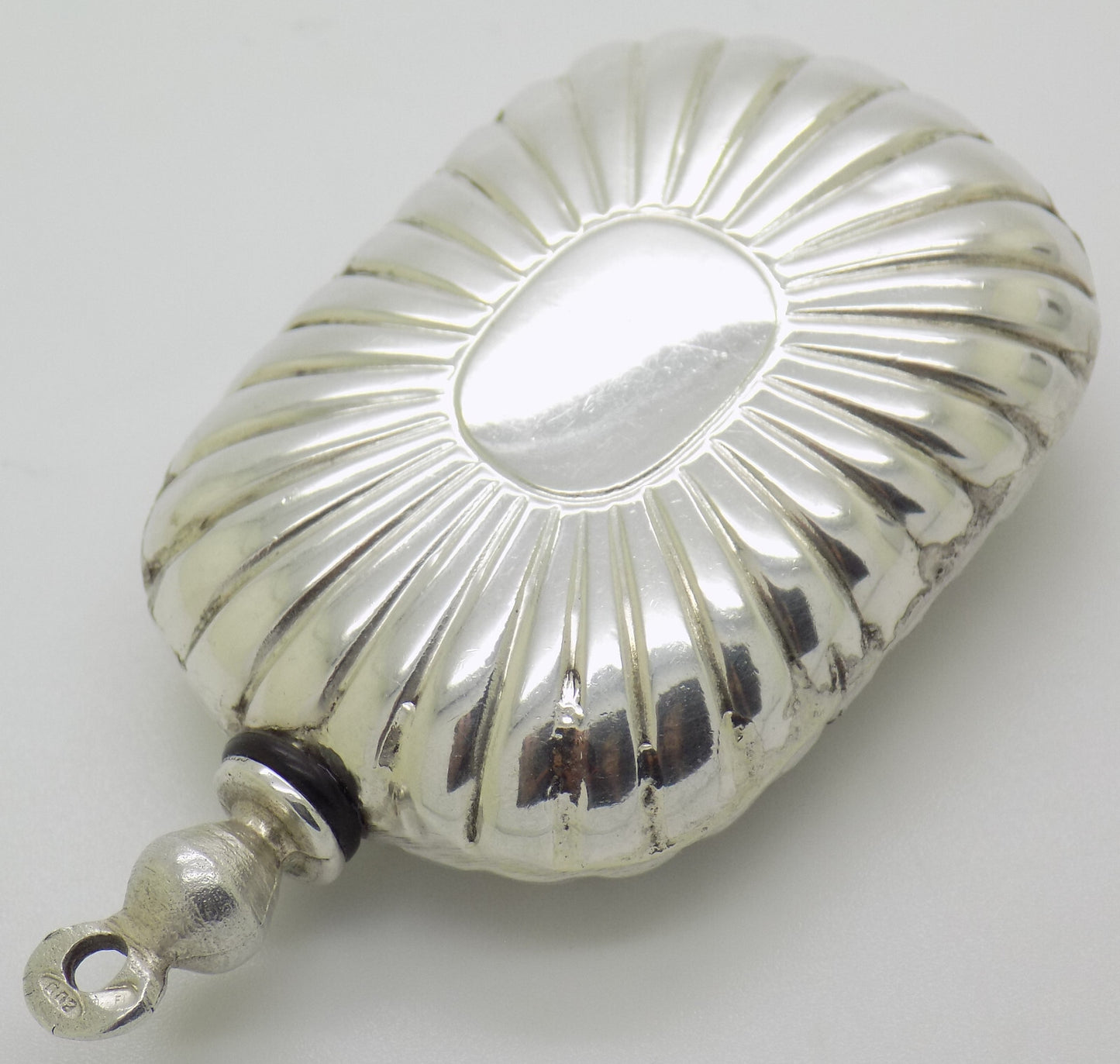 Vintage Italian 800 Silver Florentine Perfume Bottle Usable Florence 1980s