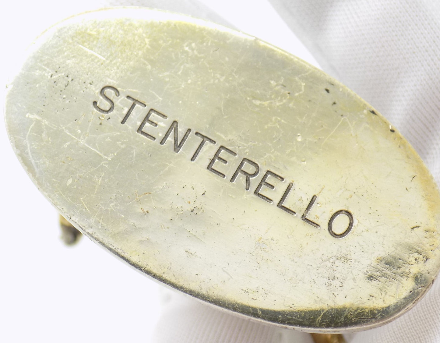 Vintage Italian Handmade Genuine Silver Stenterello Commedia dell’Arte Figurine