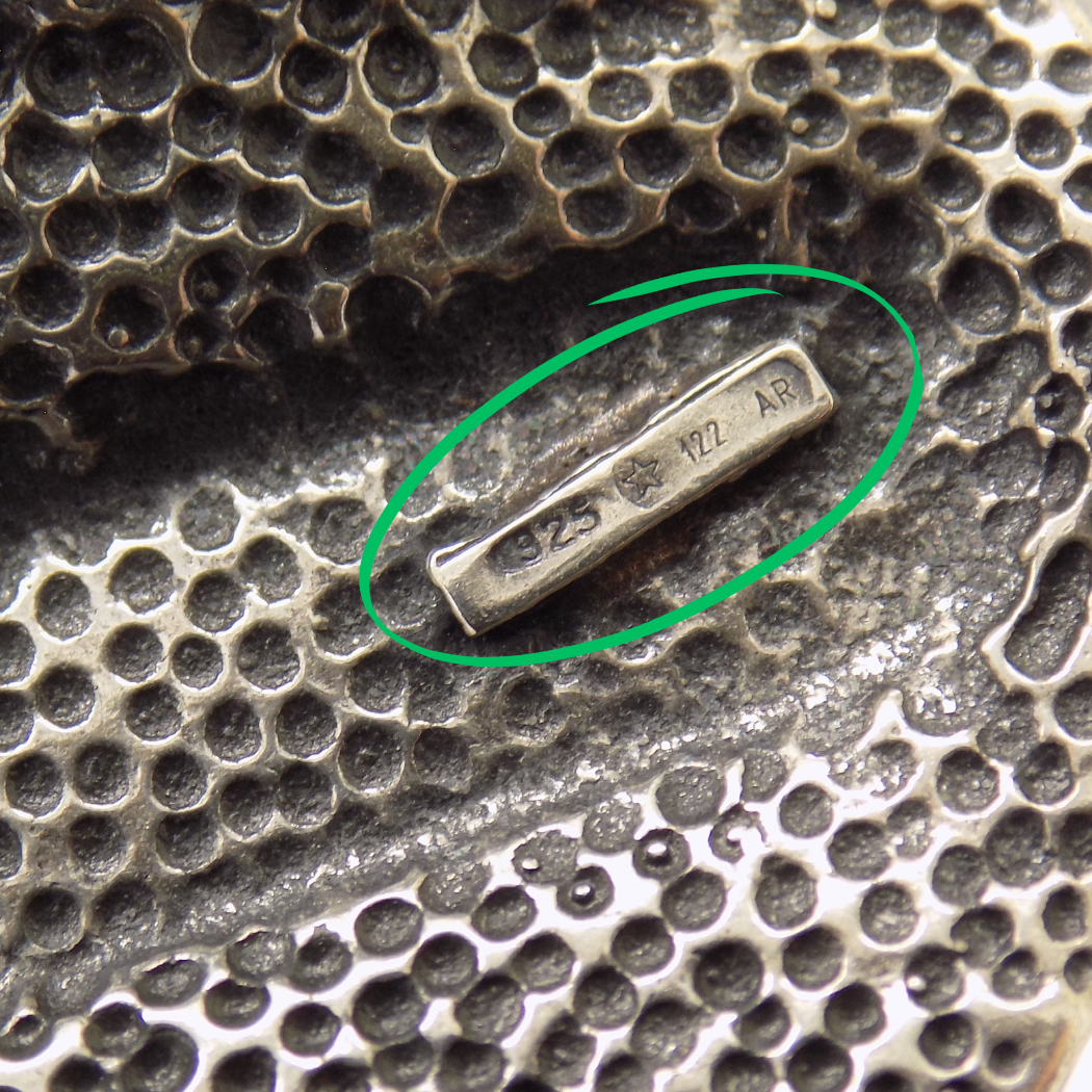 Vintage Italian Handmade Sterling Silver 925 Windsurf & Wave Detailed Figurine