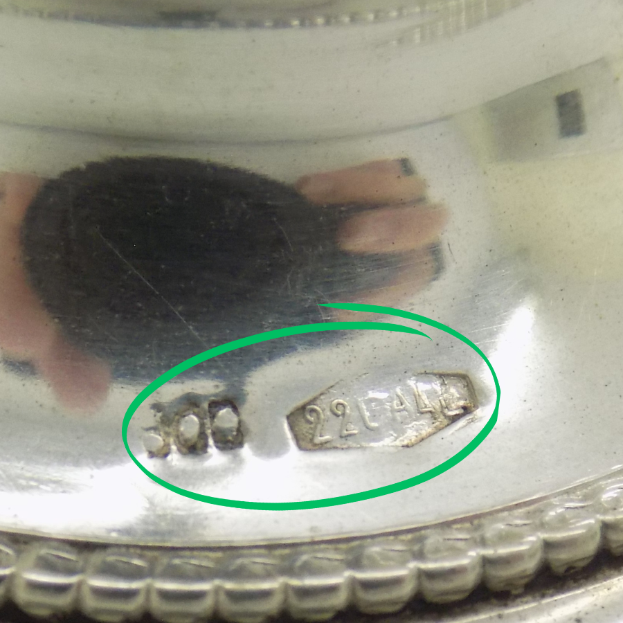 Vintage Italian Handmade Genuine Silver Chinese Sage Immortal Statue Figurine