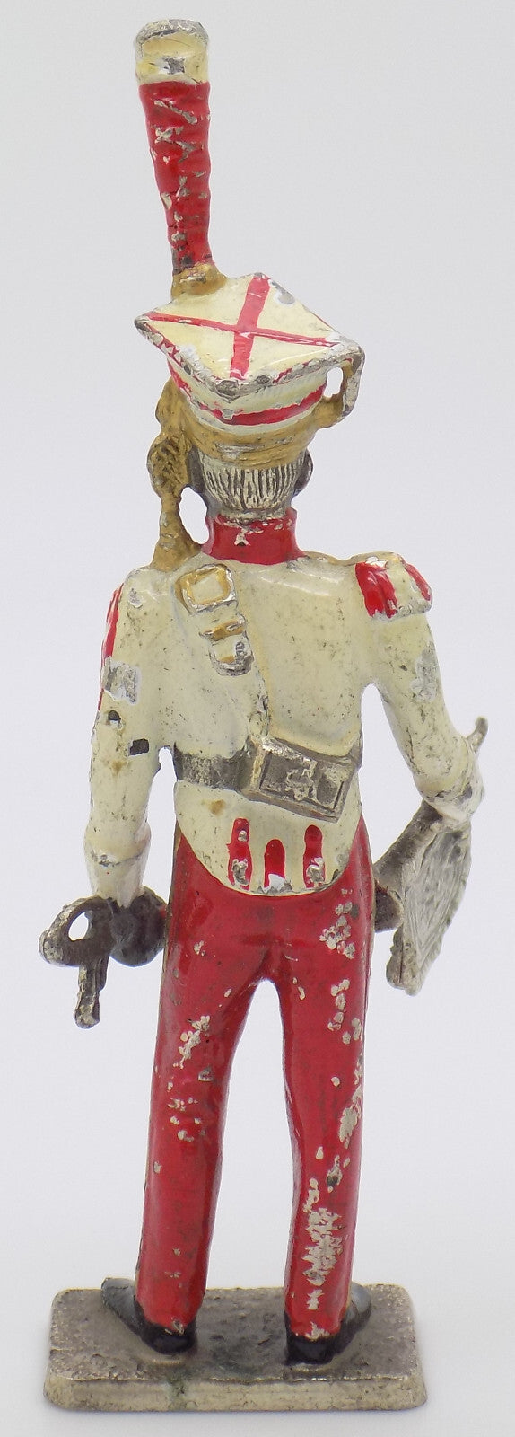 Vintage Italian Silver Military Trooper Rare Figurine Novara 1960s 1970s